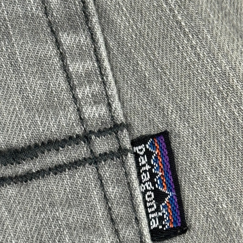 Patagonia Jeans Womens 29X30 Gray Low-Rise Straight Denim Organic Cotton 56931 - Picture 12 of 15